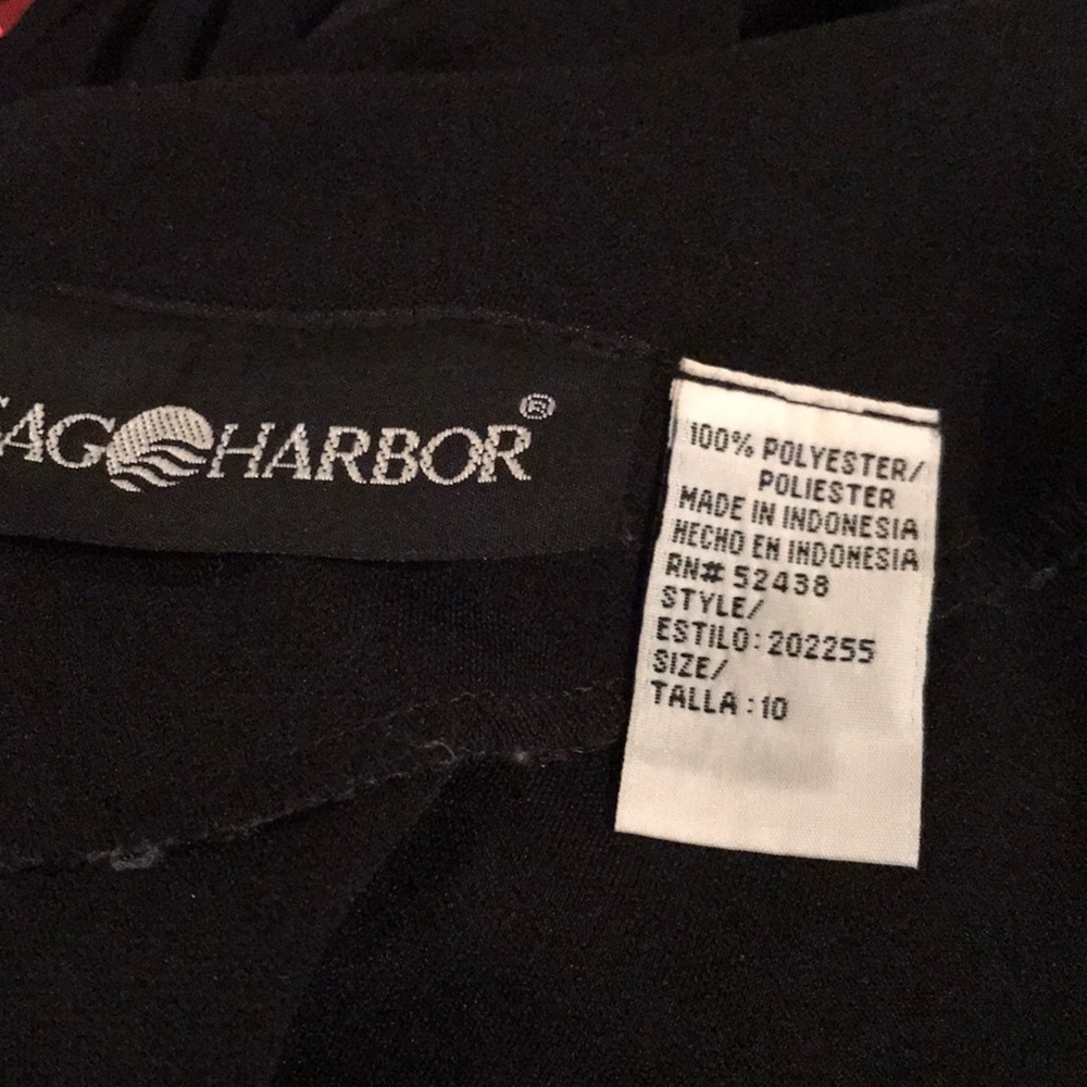 Vintage Black dress polyester - Picture 6 of 6